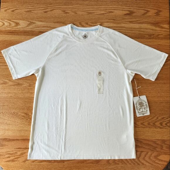 Paradise Collection Tee Shirt Cream Off White Super Soft Size Large - Picture 1 of 5